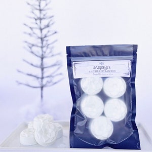 Invigorate Frosted Fir Shower Steamers Limited Edition Seasonal Scent image 2