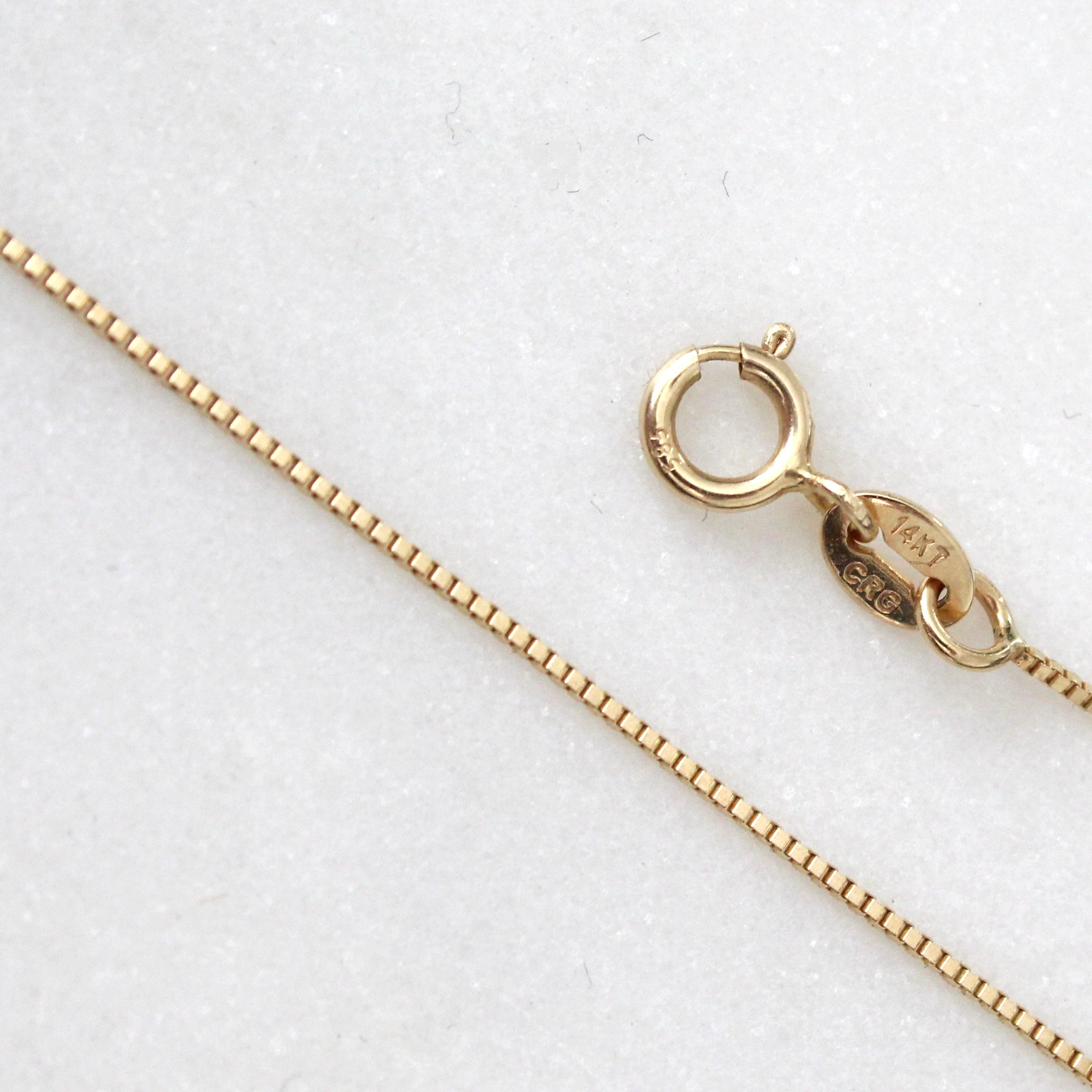 Golden Bear Necklace 14k Baby Chain 10K Two-Tone Gold Teddy Bear