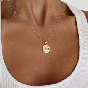 14k Solid Gold Dove Necklace - Personalized Peace Dove Pendant • Dainty Spiritual Gold Charm - Bird Necklace