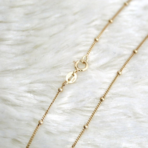 14k gold satellite necklace deals