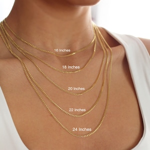 Solid 14K Gold Curb Chain Necklace - 2mm 3mm Curb Cuban Chain, real gold chain, Women&#39;s Chain, Layering Necklace