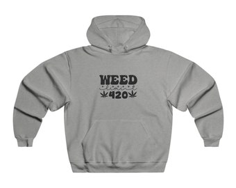 420 weed Cool Pullover, Trendy Hoodie, Urban Fashion, Comfy Hoodie, Cozy Hoodie  Copy of Men's NUBLEND® Hooded Sweatshirt