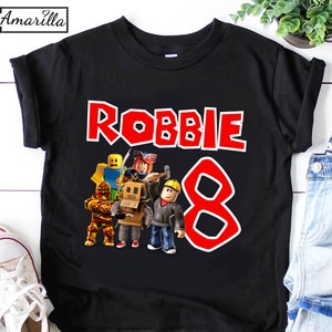 Roblox Girl Birthday Shirt Etsy - roblox shirt template 2017 25 pretty models just for you