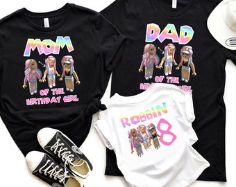 Roblox Birthday Shirt Etsy - roblox boy and girl matching outfits