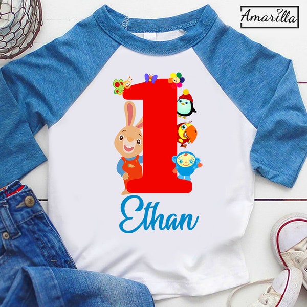 Baby First TV Iron On Transfer Image I Birthday Party Iron On Shirt I Baby First TV Birthday Clothing I Party Outfit I Personalized I DIY