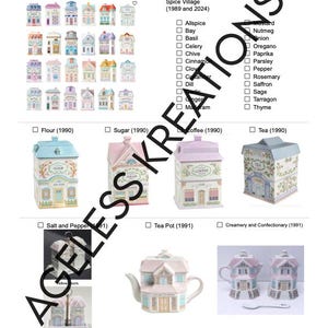 The Lenox Village Collection Checklist