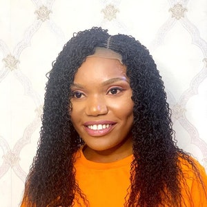 ElegantWigs Black Braided Spring Curl Wig *Ready To Ship* *Just As Pictured*