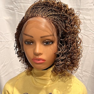 Perruque Longue Femme, Boucles Brun Doré Cuivré, Synthétique, Taille Moyenne - Neuf Avec étiquettes