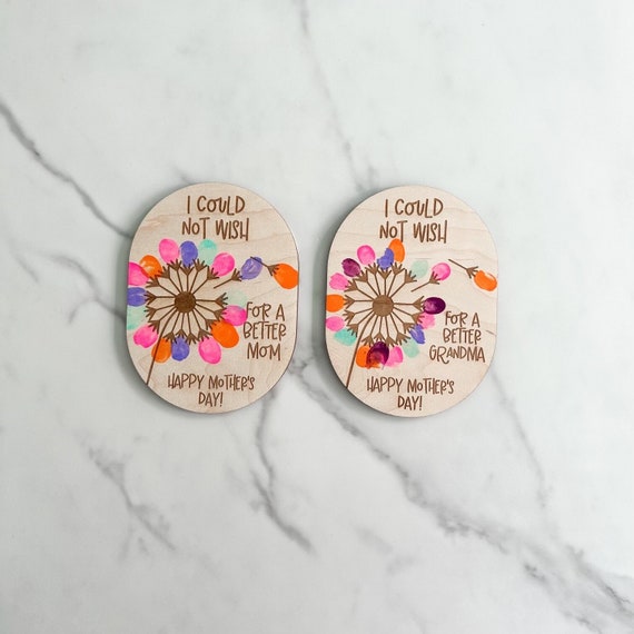 DIY Handprint Mother's Day Magnet, Personalized Gift
