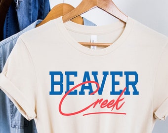 T-shirt Beaver Creek, chemise drapeau Colorado, T-shirt drapeau Colorado, chemise Colorado, vêtements Colorado, t-shirts Colorado, T-shirts Colorado