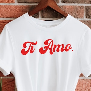 Ti Amo Tee,Italy Shirt, Travel Shirt, Travel In Italia, Italy Vintage T-Shirt, Travel Shirt, Travel image 1