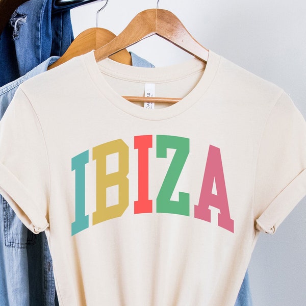 Camiseta de Ibiza, camisa de Ibiza, Ibiza, camisa de España, camiseta de Ibiza, regalo de Ibiza, camiseta de viaje de Ibiza, regalo de España, camiseta de viaje de Europa