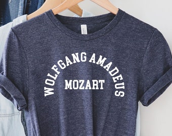 Mozart Tee,Mozart shirt, Mozart Musician, Classic Music Lover, Classic Music artist, Music Shirt, Music Lover Shirt