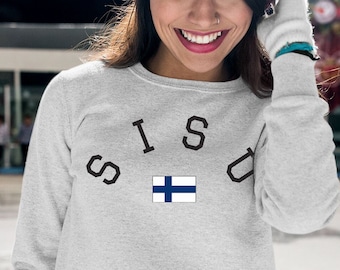 Sisu Sweatshirt,Sisu T-Shirt, Sisu Shirt,Finland T-Shirt, Finnish T-Shirt, Finnish Gifts, Finland Gifts, Sisu, Suomi,Sisu Gifts