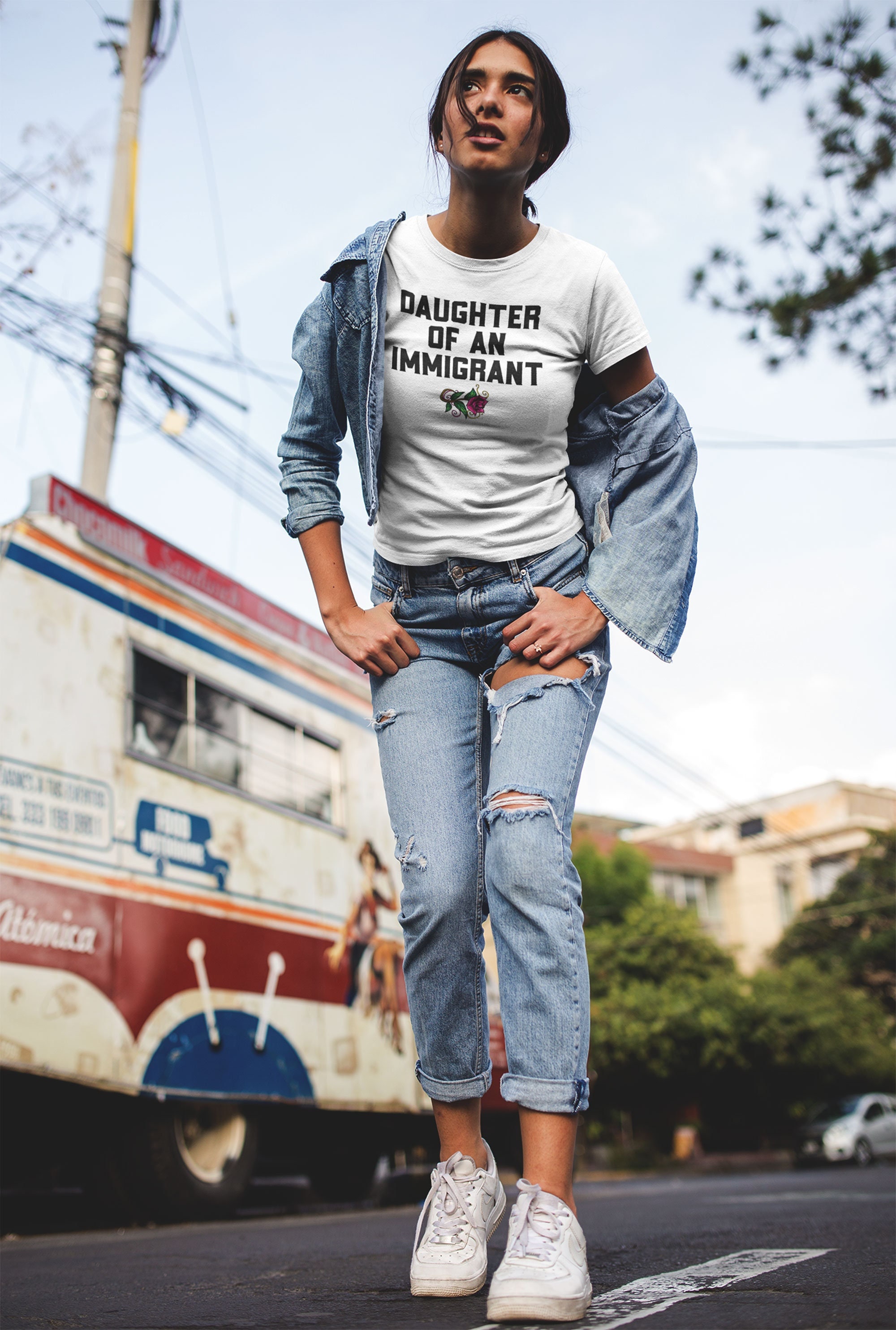 Latina Tee Daughter of an Immigrant Feminist Latina Shirt - Etsy