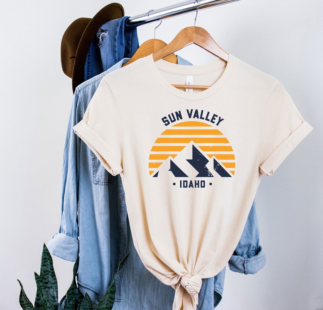 Sun Valley Idaho Tee,sun Valley Tee,sun Valley Shirt Sun Valley Idaho Shirt Sun Valley ID Sun ...