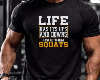 Ich nenne sie Kniebeugen Gym T-Shirt | Fitness Motivation Workout Tee