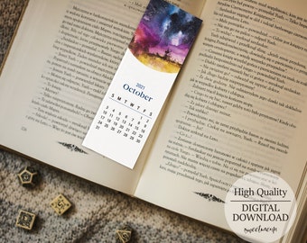 Calendar Bookmarks Etsy