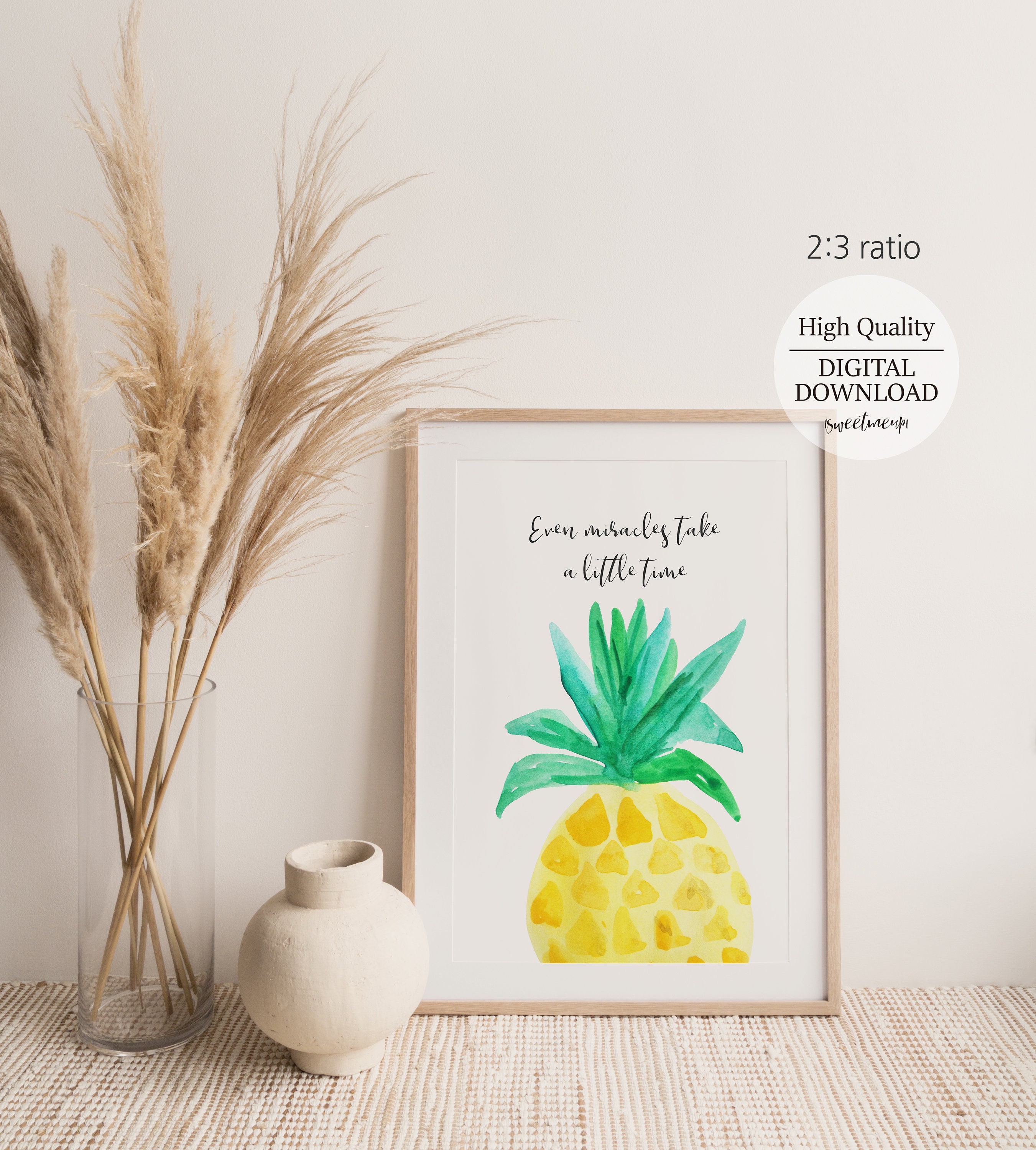 Pineapple IVF Gifts for Women IVF Gift Printable Infertility Etsy UK