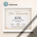 First Communion Certificate Template, 11x8.5 Printable First Communion ...