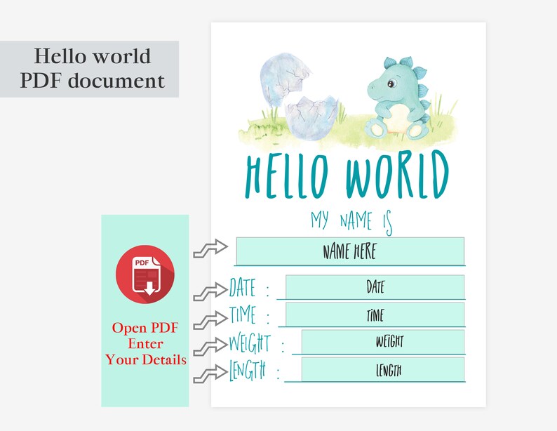 Dinosaur Baby Milestone Cards Unisex Boy Girl Milestone Cards | Etsy