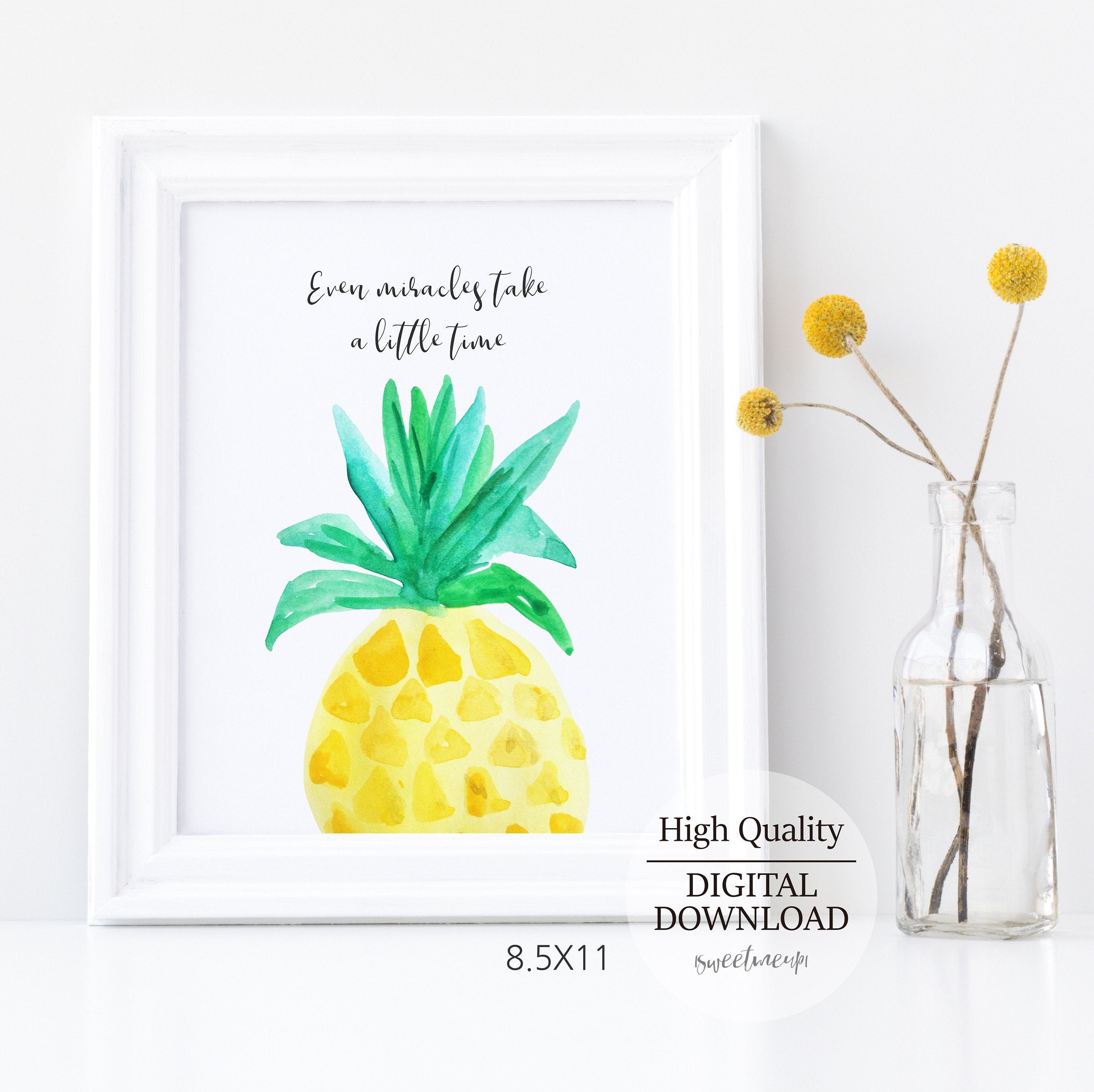 Pineapple IVF Gifts for Women IVF Gift Printable Infertility Etsy UK