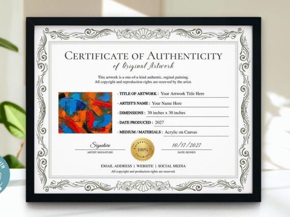 鯰江光二　CERTIFICATE OF AUTHENTICITY 鯰江光二 CERTIFICATE OF AUTHENTICITY Gold Foil Certificate of