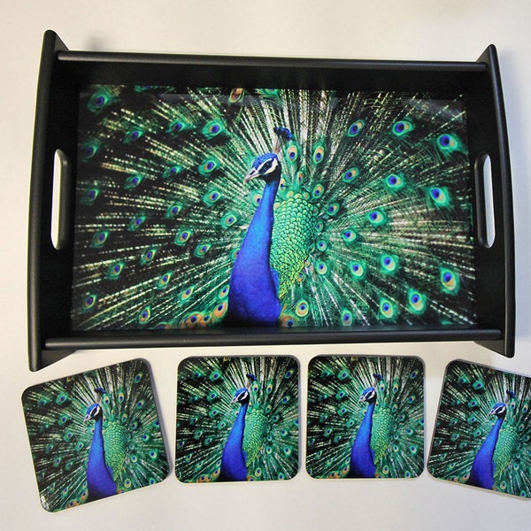 Peacock Tray Etsy