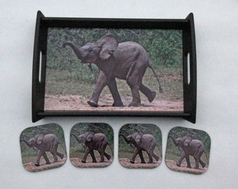 Serving Tray: Elephant Baby