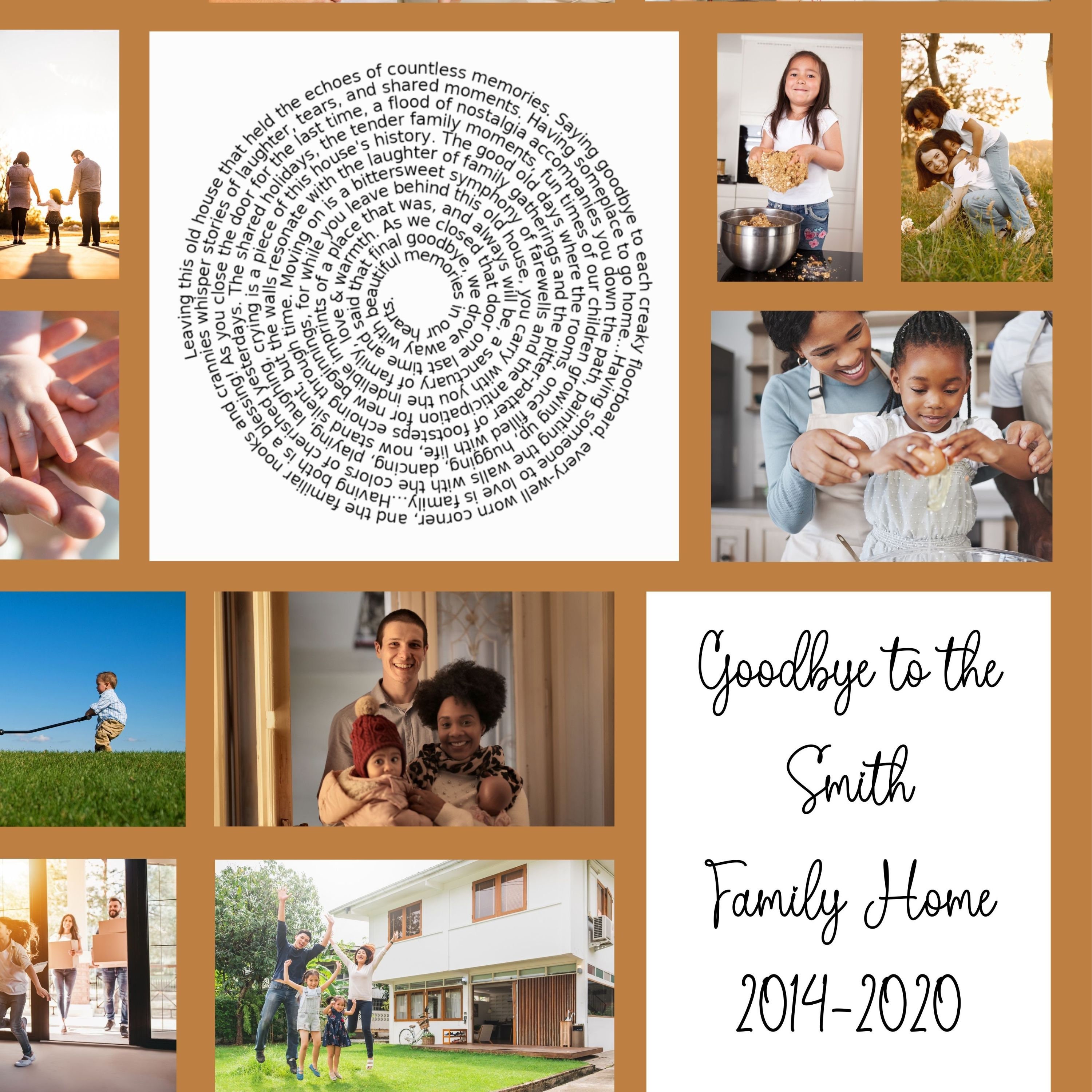 Personalized Family Photo Blanket, Custom Moving Collage Memory Throw ...