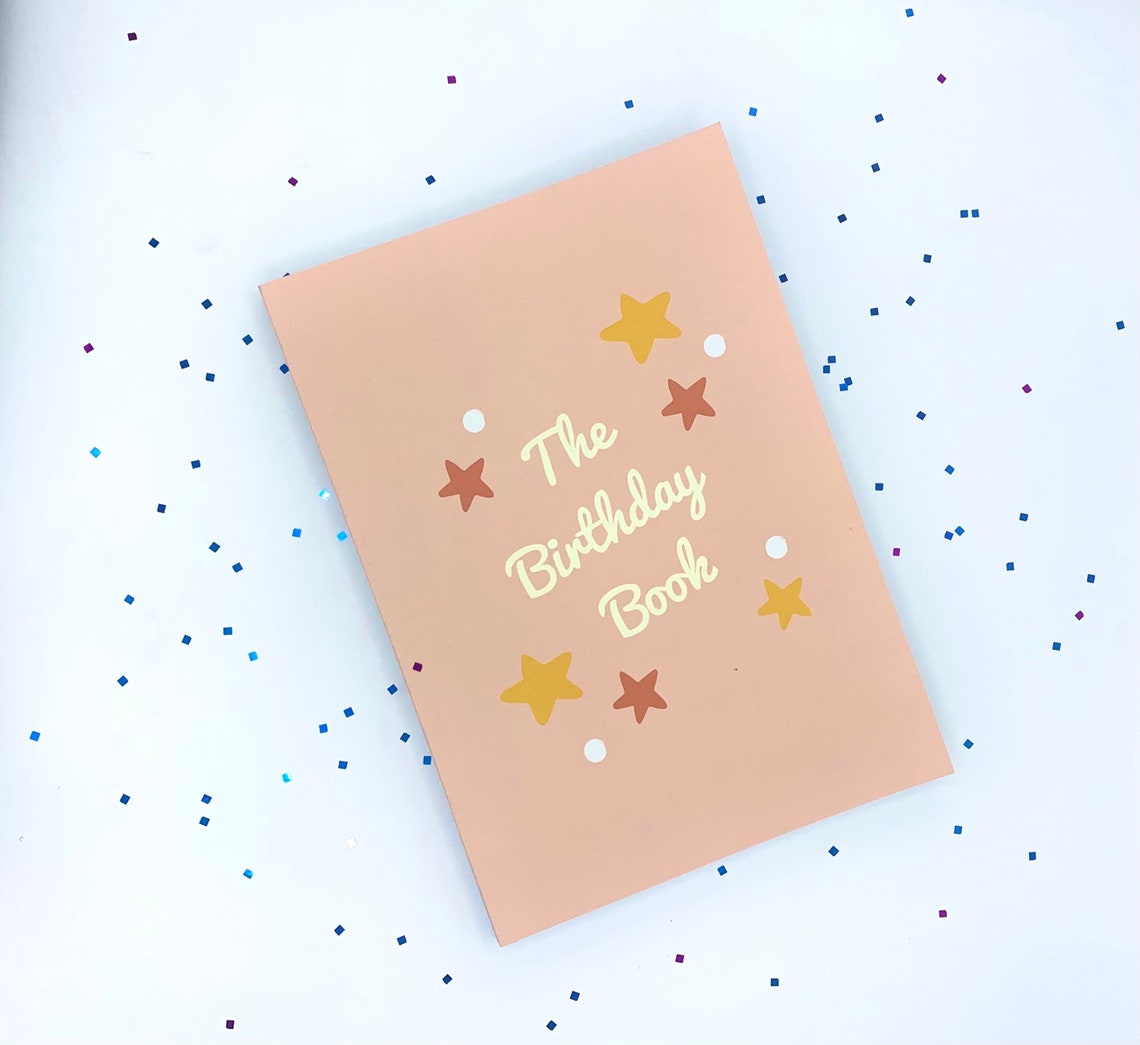 The Birthday Book A Keepsake Journal for Birthday Memories Etsy