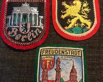 Patch Vintage Allemagne - écusson Brodé Ancien
