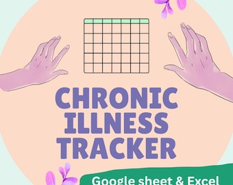 Planilha de Acompanhamento de Doenças Crônicas | Registro de Dor, Gatilhos e Consultas Médicas (Planilha Google e Excel | Download Digital)