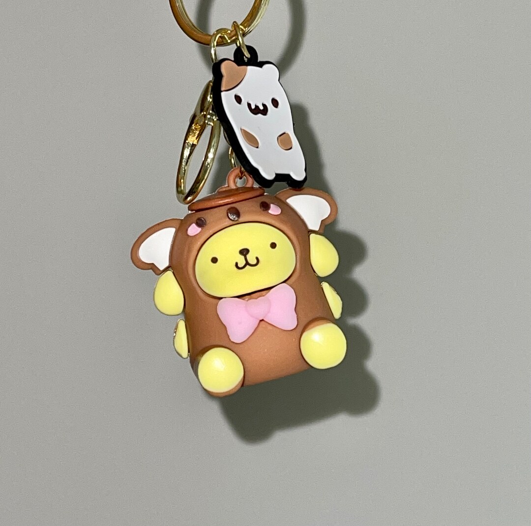 Silicone Keychain, Keychain With Handle, Bear Keychain, Wristlet Keychain, Silicone Wristlet