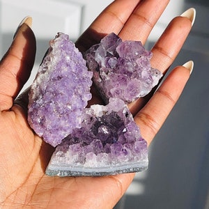 Amethyst Crystal Cluster: Crown Chakra Healing Stone