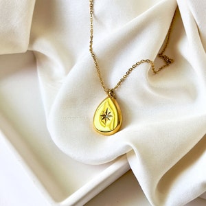 18k Gold plated necklace, Gold Necklace, Womens necklace, Gifts for her, Minimalist Necklace, Layered necklace, waterproof jewelry