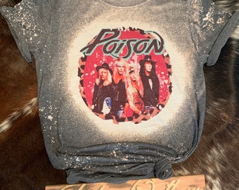Poison Band T Shirt - Etsy
