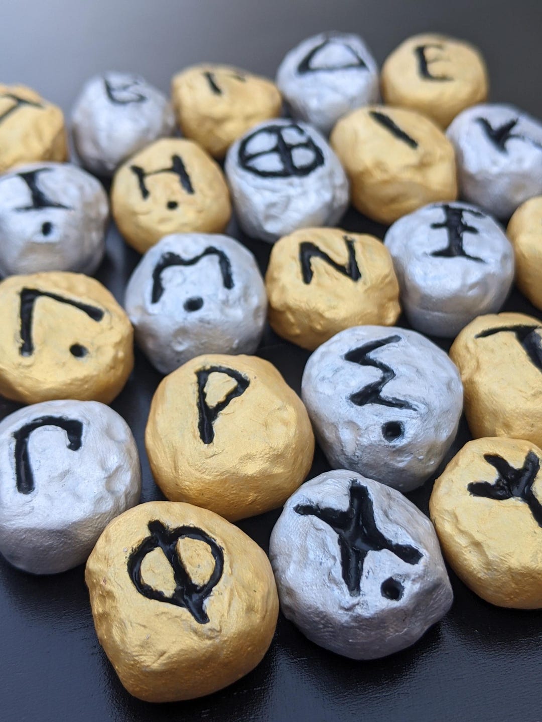 Custom Stone Set - Runes, Greek Alphabet Oracle, Other - Etsy Canada