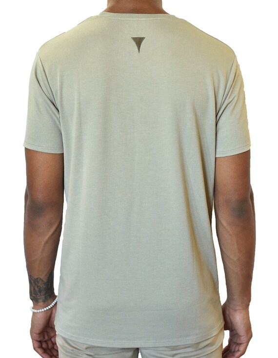 Men's Short Sleeve Crew Neck Collar Casual T-shirt | Soft