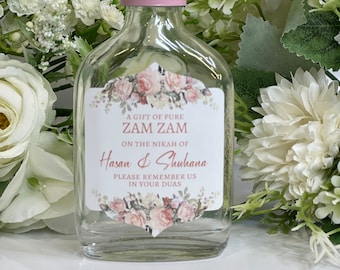 Zamzam favour gift , 50ml Bottle , pure Zamzam box of 25