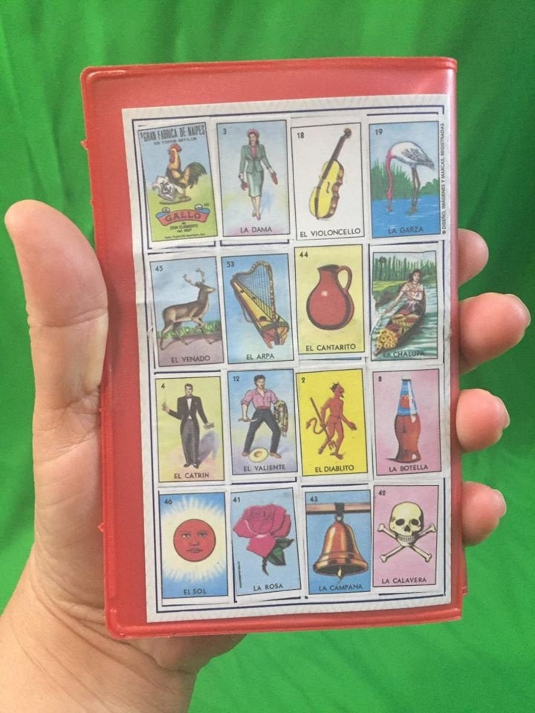 Authentic Mexican Loteria Bingo Chalupa Game: 4 Mini-boards - Etsy
