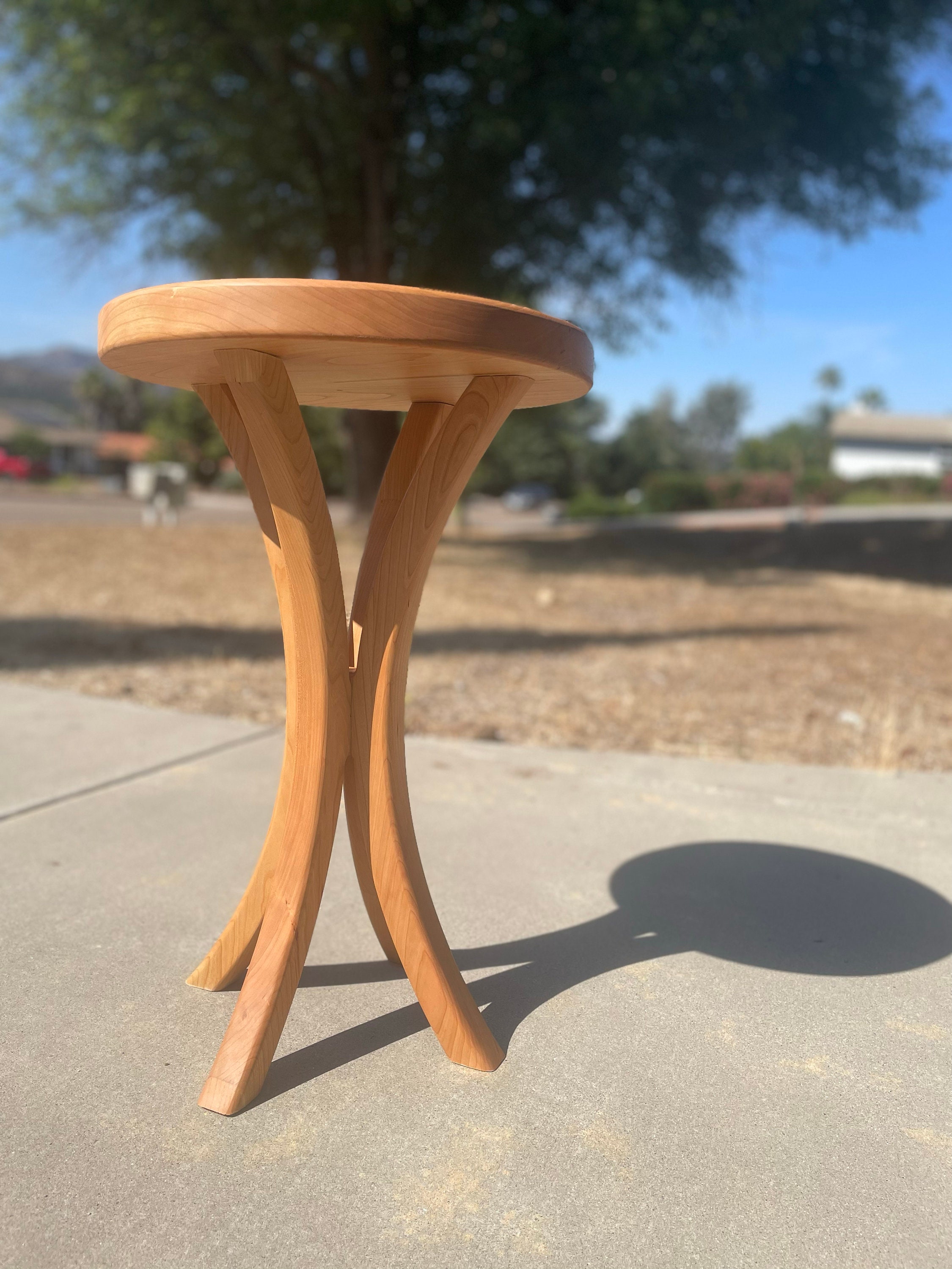 Circular End Table - Etsy