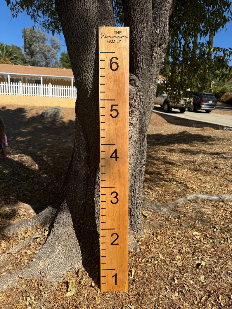 Personalized Wooden Growth Chart Etsy
