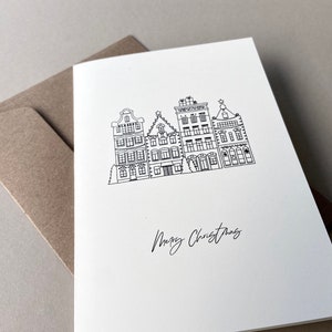 Klappkarte zu Weihnachten "Merry Christmas", Weihnachtskarte, Frohe Weihnachten, Grußkarte zu Weihnachten, Weihnachtsgrüße