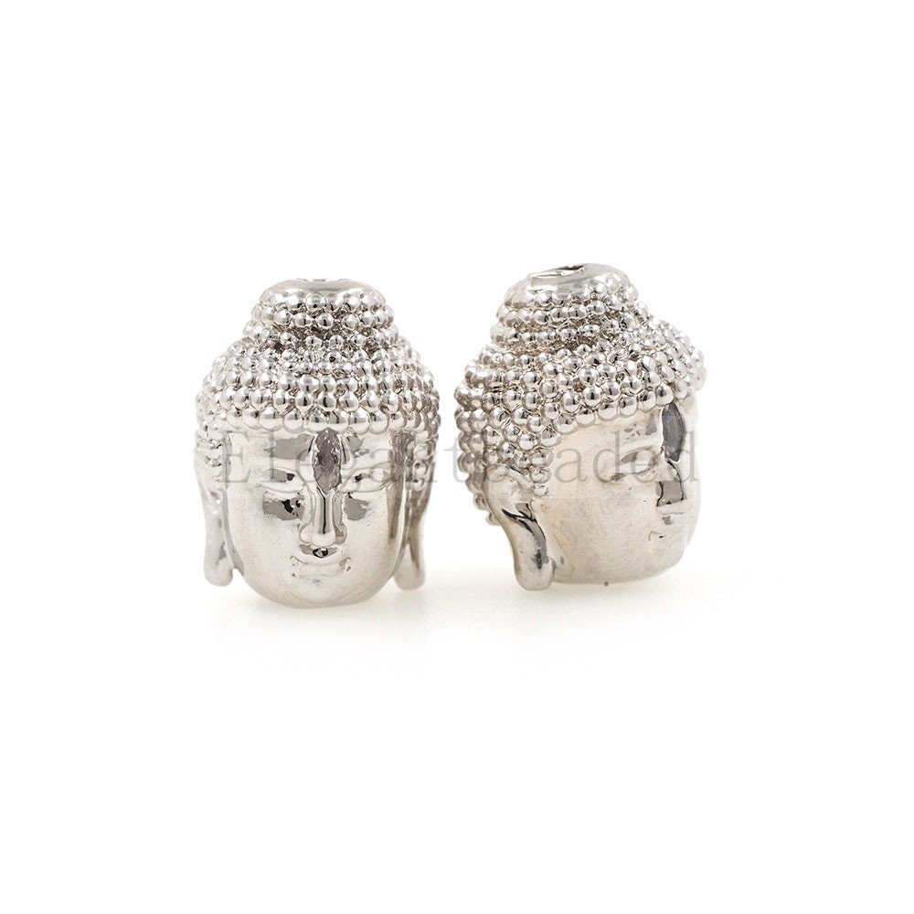 Buddha head beadshappy buddha beadgold buddha headbuddhist Etsy