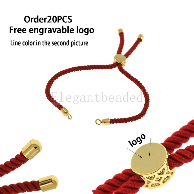 Adjustable friendship braceletsliding clasp braceletlucky Etsy