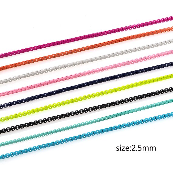 Retro Style Colorful Enamel Chain-box 