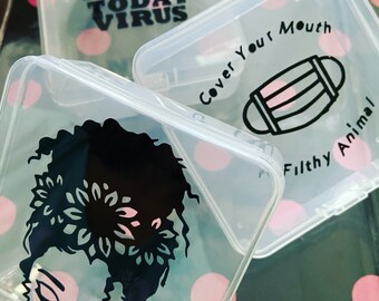 Casos de transporte de máscaras