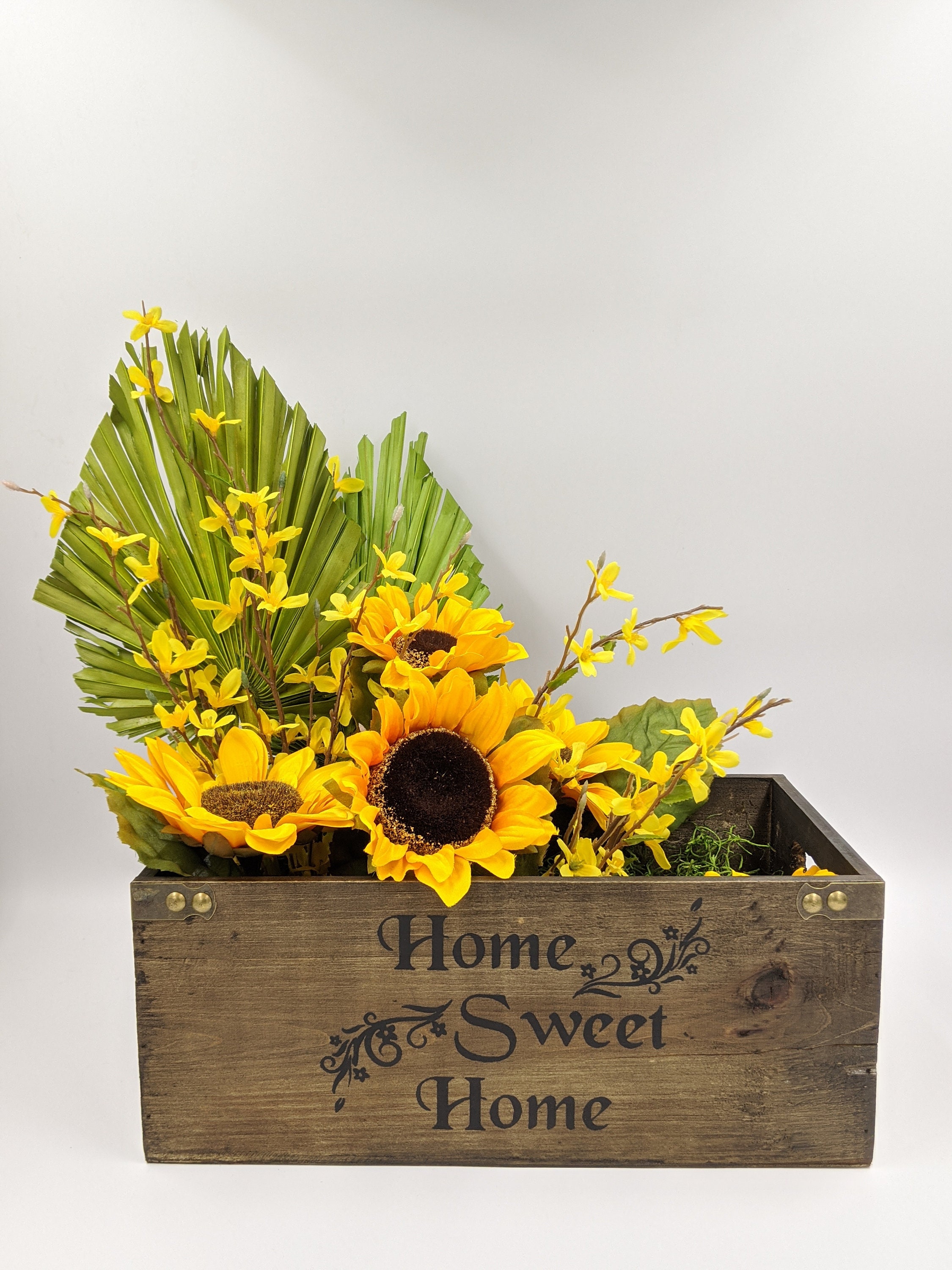 Home Decor/Indoor Flower Box/Wooden Planter/Gift Etsy