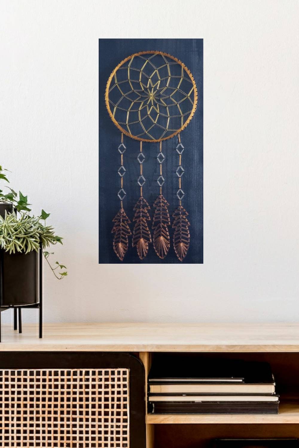 Dreamcatcher String Art Wall Hanging Sacred Geometry Art - Etsy